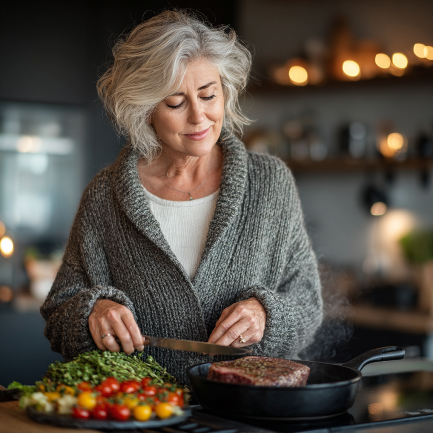 Happy senior couple enjoying healthy lifestyle